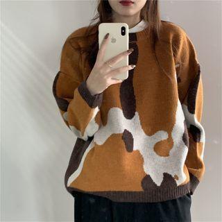 Camouflage Pattern Sweater