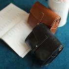 Snap-button Flap Shoulder Bag