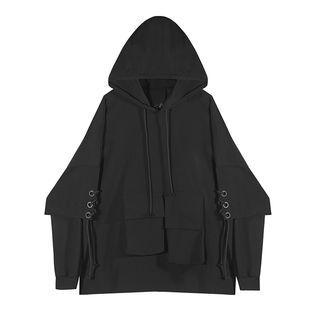 Inset Drop-shoulder Oversize Hoodie