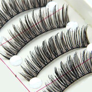 False Eyelashes #ly-7 10 Pairs - One Size