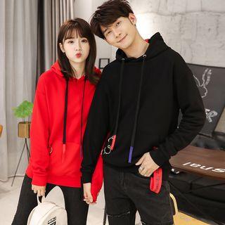 Couple Matching Ring Detail Hoodie