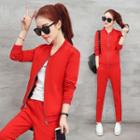 Set: Zip Jacket + Top + Pants