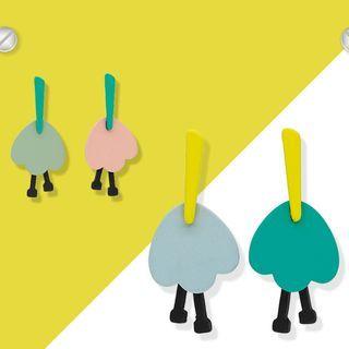 Contrast Color Cartoon Drop Earring