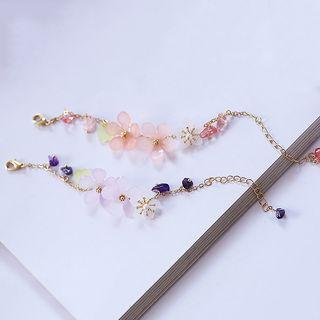 Acrylic Flower Bracelet