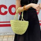 Braid Tote Bag With Pouch