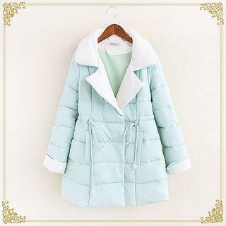 Fleece Collared Padded Coat