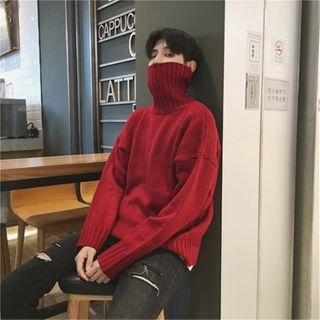 Couple-matching Turtleneck Sweater