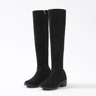 Suedette Tall Riding Boots