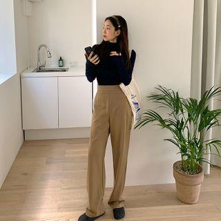Plain Turtleneck Top (8 Colors)