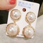 Alloy Faux Leather Dangle Earring As Shown In Figure - One Size