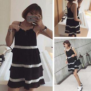 Tiered Spaghetti Strap Dress