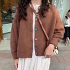 Knitted Loose-fit Cardigan