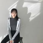 Kangaroo-pocket Brushed-fleece Lined Zip Hoodie