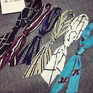 Printed Accordion Scarf