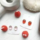 Resin Strawberry Earring