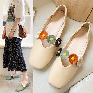 Flower Strapped Flats