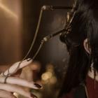 Steampunk Chain Hair Stick Coffee - One Size