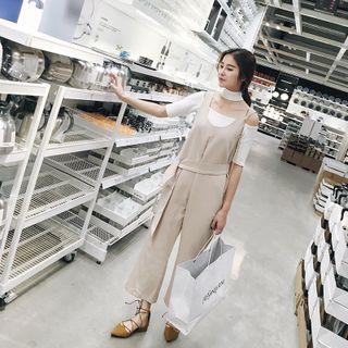 Plain Sleeveless Jumpsuit