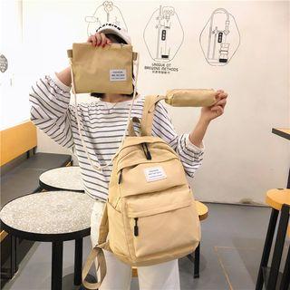 Set: Lightweight Zip Backpack + Pouch