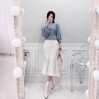 Boucl  Long Mermaid Skirt