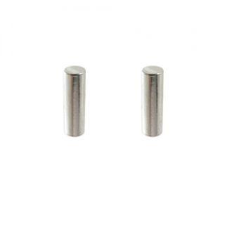 Cylinder Bar Ear Studs