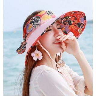 Printed Visor Sun Hat