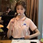 Cat Short-sleeve Polo Shirt