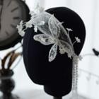 Lace Wedding Headpiece White - One Size