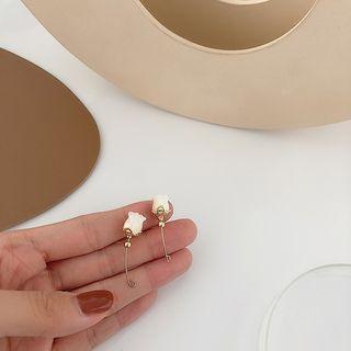 Alloy Rose Earring 1 Pair - Gold - One Size