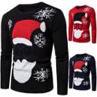 Santa Claus Print Sweater