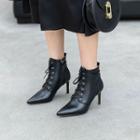High Heel Lace Up Short Bopts