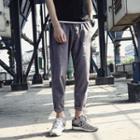 Drawstring Tapered Cropped Pants