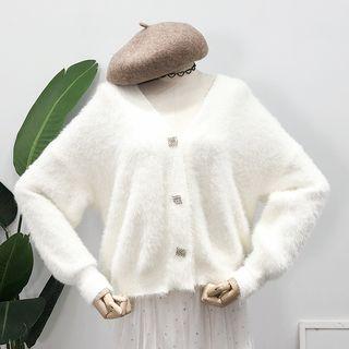 Loose-fit Furry Cardigan