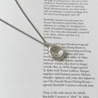 Pendant Long Chain Necklace Silver - One Size