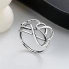 Knot Sterling Silver Open Ring 285fj - Silver - One Size