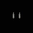 Chain Drop Ear Stud / Clip-on Earring
