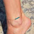 Bead Anklet Bead - Transparent - One Size