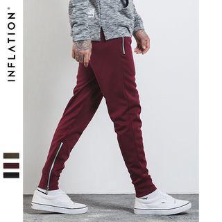 Zipper-hem Sweatpants
