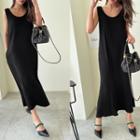 Low-back Long Tank Dress