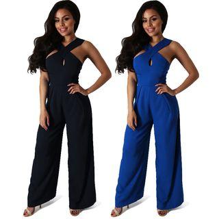 Cross Strap Jumpsuit