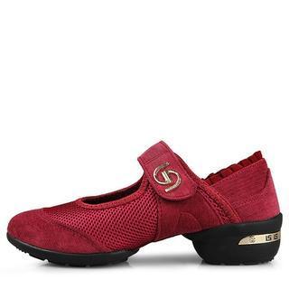 Hook And Loop Mesh Dance Pumps