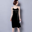 Spaghetti-strap Silk Dress