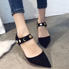 Pointed Kitten Heel Sandals