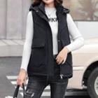 Hooded Fleece Lined Vest