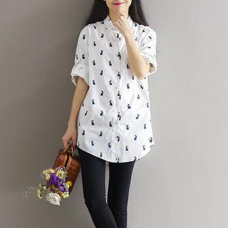 Rabbit Print Shirt