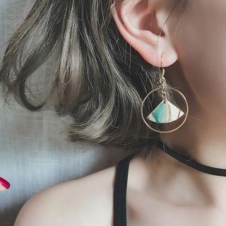 Ring Sector Drop Earrings