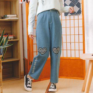 Heart Patch Jeans