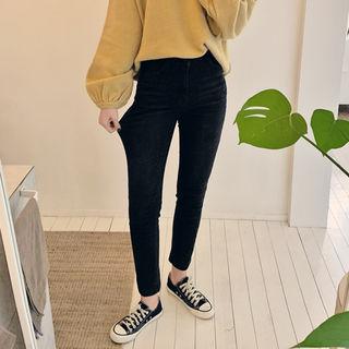 Fleece-lined Stretchy Skinny Jeans