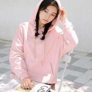 Plain Hoodie Pink - One Size