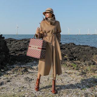 [black Label] Handmade Convertible-collar Coat